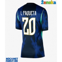 Brazil Lucas Paqueta #20 Gostujuci Dres za Ženska SP 2026 Kratak Rukav